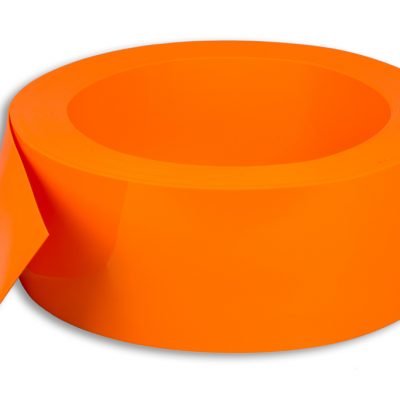 Měkčené PVC 200/2 mm oranžové