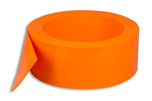 Měkčené PVC 200/2 mm oranžové